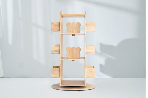 Revolving Solid Wooden Bookcase in Australia